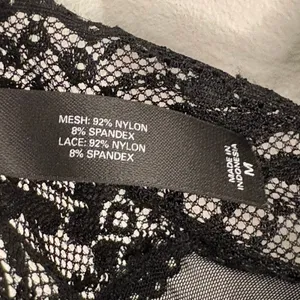 Vintage Y2K Victoria's Secret Babydoll Sheer Mesh Lace Shirt Sz M Black thumbnail 5