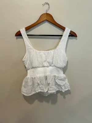 Francesca's NWT white tank top thumbnail 6