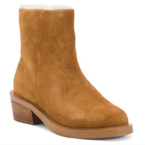 NEW MATISSE Suede / Leather Nate Cozy Fur Lining Booties fawn SZ-8.5 thumbnail 2