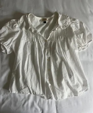 Target white frill top thumbnail 1
