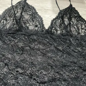 Elegant Black and Pink Lace Sleepwear Set thumbnail 5