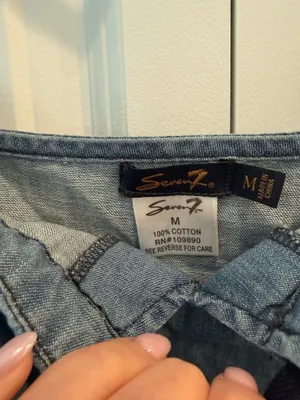 Seven7 Denim Cotton Romper thumbnail 3