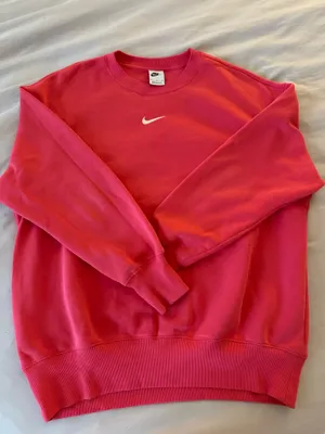 Pink Nike Oversized Crewneck thumbnail 1