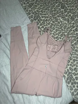 Free People Movement Touch The Sky Jumpsuit XS Pink thumbnail 3