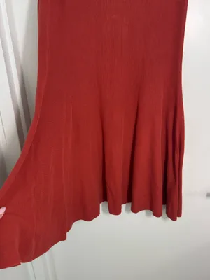 NWT Peruvian Connection Poppy Julep Skirt Coral Midi Pima Cotton XL thumbnail 8