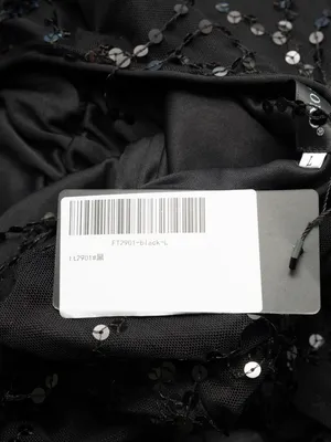 Miss Ord Sequin - Embellished Sheer Mesh Evening Gown thumbnail 9