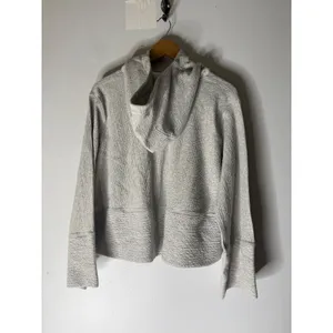 Lululemon Textured Turtleneck hoodie retreat yourself pullover grey size M/L thumbnail 2
