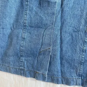 Vintage 90’s California Concepts Size 7 Denim Flower Dress Y2K Juniors thumbnail 8