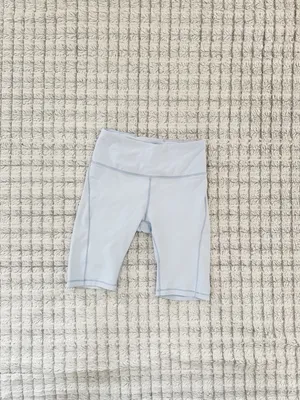 CALIA by Carrie Underwood Light Blue High-Waist Bike Shorts thumbnail 2