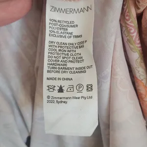 Zimmermann Kaleidoscope Tubular Midi Dress Red Swirl Floral Sz‎ US 2P NEW $1150 thumbnail 8