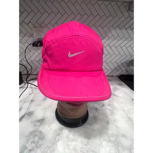 Nike Daybreak Dri-FIT Running Hat Cap Hot Pink Reflective Swoosh Lightweight thumbnail 3