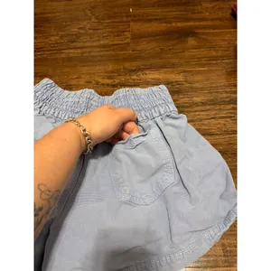NEW Aerie Shorts Size XS Blue Chambray Elastic Waist Comfort Casual With Pockets thumbnail 8