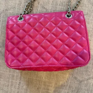 Express Hot Pink Quilted Chain Strap Shoulder Bag Purse Y2K thumbnail 3