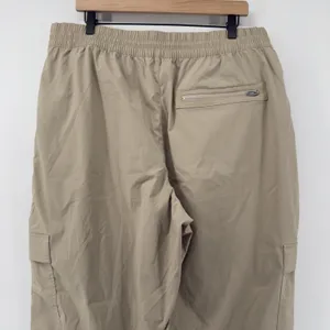 Athleta Cascade High Rise‎ Cargo Poplin Pant Oak Beige Women XL Pockets Y2K thumbnail 4