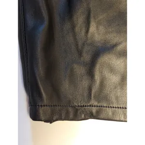 RTR Levi's Black Faux Leather Baggy Straight Pants Size 27 4 Solid black thumbnail 9