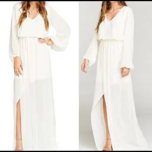 Show Me Your MuMu White Jocelyn Maxi Dress Size Small thumbnail 12