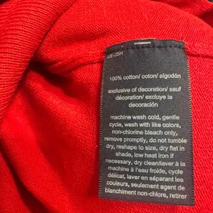 S200. Red Tommy Hilfiger sweater with polar bear design thumbnail 3
