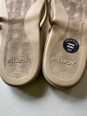 Billabong Women’s Neutral Beige Strappy Slide Sandals thumbnail 5