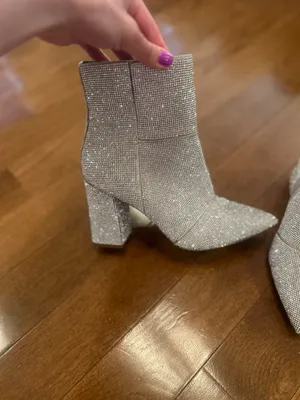 Madden Girl Rhinestone Boots Ankle thumbnail 3