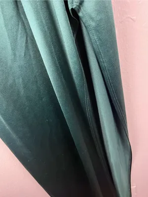 WINDSOR Green Cowl Draped Neck High Side Split Slip Dress Size Small Formal Chic thumbnail 7