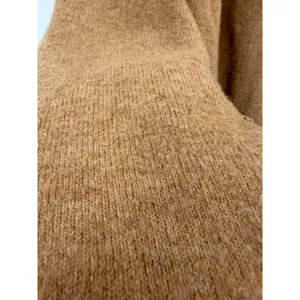 J.Crew Crewneck Sweater Wool Blend Soft Minimalist Extra‎ Soft Yarn Tan Camel thumbnail 8