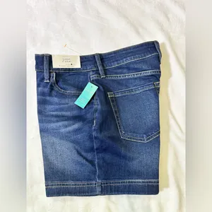 Maurices Dark Blue Denim Skort thumbnail 2