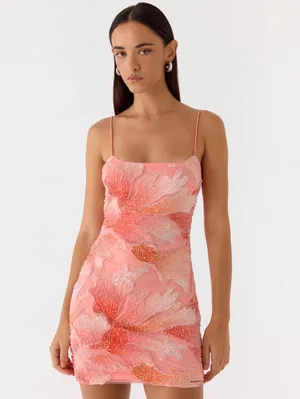Peppermayo liyah beaded mini dress thumbnail 3