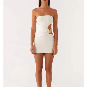 Peppermayo So Iconic Beach Vacation Resort Ivory Mini Dress NWT Size 4 thumbnail 3