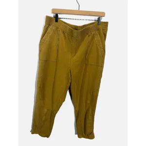 Saturday Sunday Anthropologie Theo Utility Jogger Women L Yellow Mustard Casual thumbnail 3