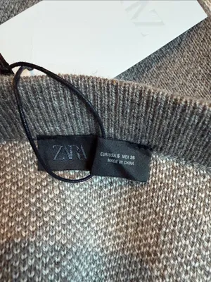 ZARA knit midi sweater skirt nwt thumbnail 5