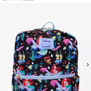 Loungefly Disney The Little Mermaid Under The Sea Nylon‎ Mini Backpack thumbnail 11