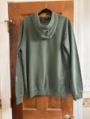 Carhartt Green Hooded Pullover Sweatshirt  thumbnail 6