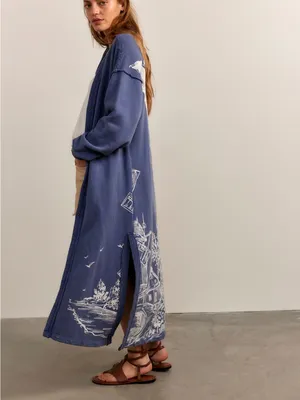 Free people Dutch maxi cardi new XS thumbnail 4