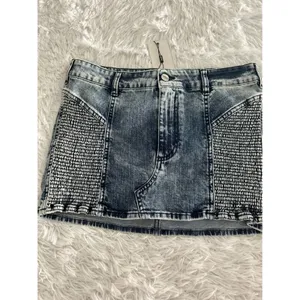 NWT Retrofête Ryder Denim Skirt‎ Sz M Medium thumbnail 2