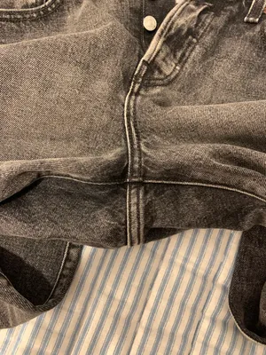 Levi's Wedgie Straight Black Jeans thumbnail 6
