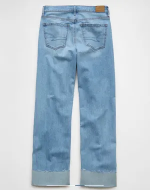 American Eagle Outfitters High-Waisted Stovepipe Cuffed Jeans thumbnail 5