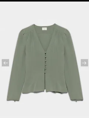 Aritzia Wilfred Suzette silk blouse thumbnail 2