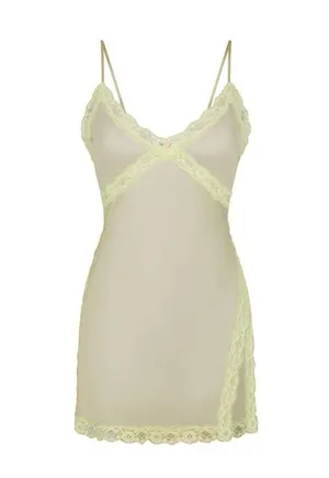 NWT Skims romance lace slip dress Silk XS Sage ( SOLD OUT) Rare thumbnail 1