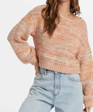 BILLABONG Vivid Sun Marled Cotton Crewneck Sweater thumbnail 1
