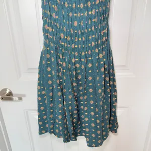 Free People Clementine Emerald Green Mini Medium Dress Whimsigoth Indie Sleaze thumbnail 8
