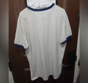 Disney Donald Duck Ringer Tee in White and Navy - Sz XL thumbnail 2