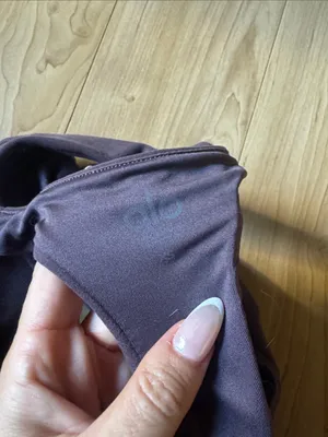 ALO Yoga Racerback Bralette in Dark Brown thumbnail 3