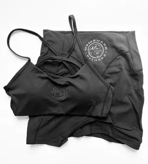 Gymshark S Legacy Logo Tight Shorts & Sports Bra Set thumbnail 1