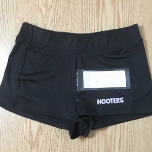 B86 Hooters Girl Rare Black Uniform Shorts with a Flaw from Florida Size Xs thumbnail 1