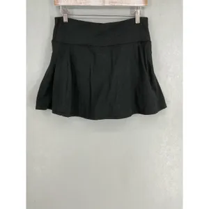 Jessica Simpson Womens Skort Black Pleated Athletic Tennis Golf Large thumbnail 3