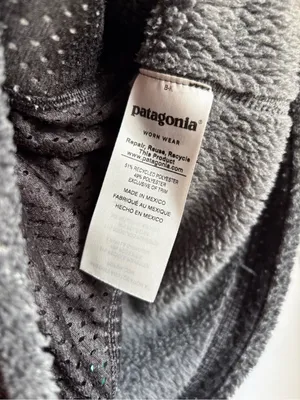Patagonia Women’s Re-Tool Snap-T Fleece Pullover Charcoal Grey Mint XXS thumbnail 5