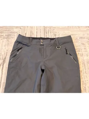 Athleta women's size 6 dark gray Mid-rise snow pants thumbnail 4
