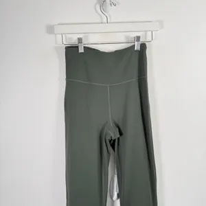 Lululemon Groove Nulu High Rise Flared Pant Grey Sage Green 32" Gym Yoga Women 4 thumbnail 4