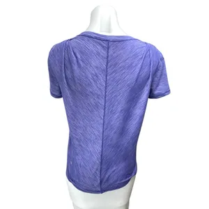 Lululemon Meant To Move Blue Short Sleeve Slim Fit Activewear Tee T-shirt Top 4 thumbnail 2