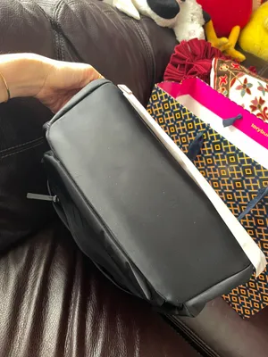 Tory Burch Latest New Ella Black Nylon Backpack 88368 $328 with shopping bag thumbnail 10